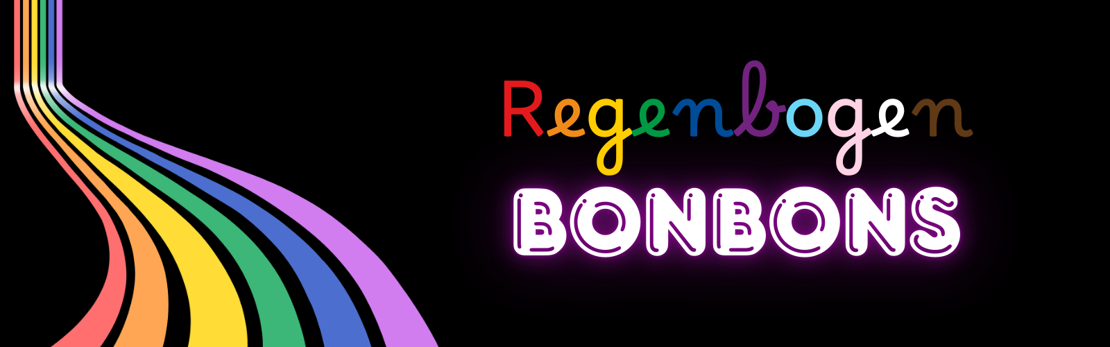 Regenbogen-Bonbons