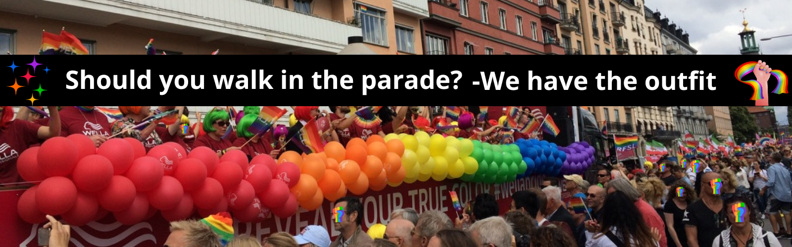Should you walk in the parade? -We have the outfit