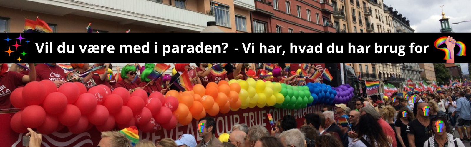 Vil du være med i paraden? - Vi har, hvad du har brug for