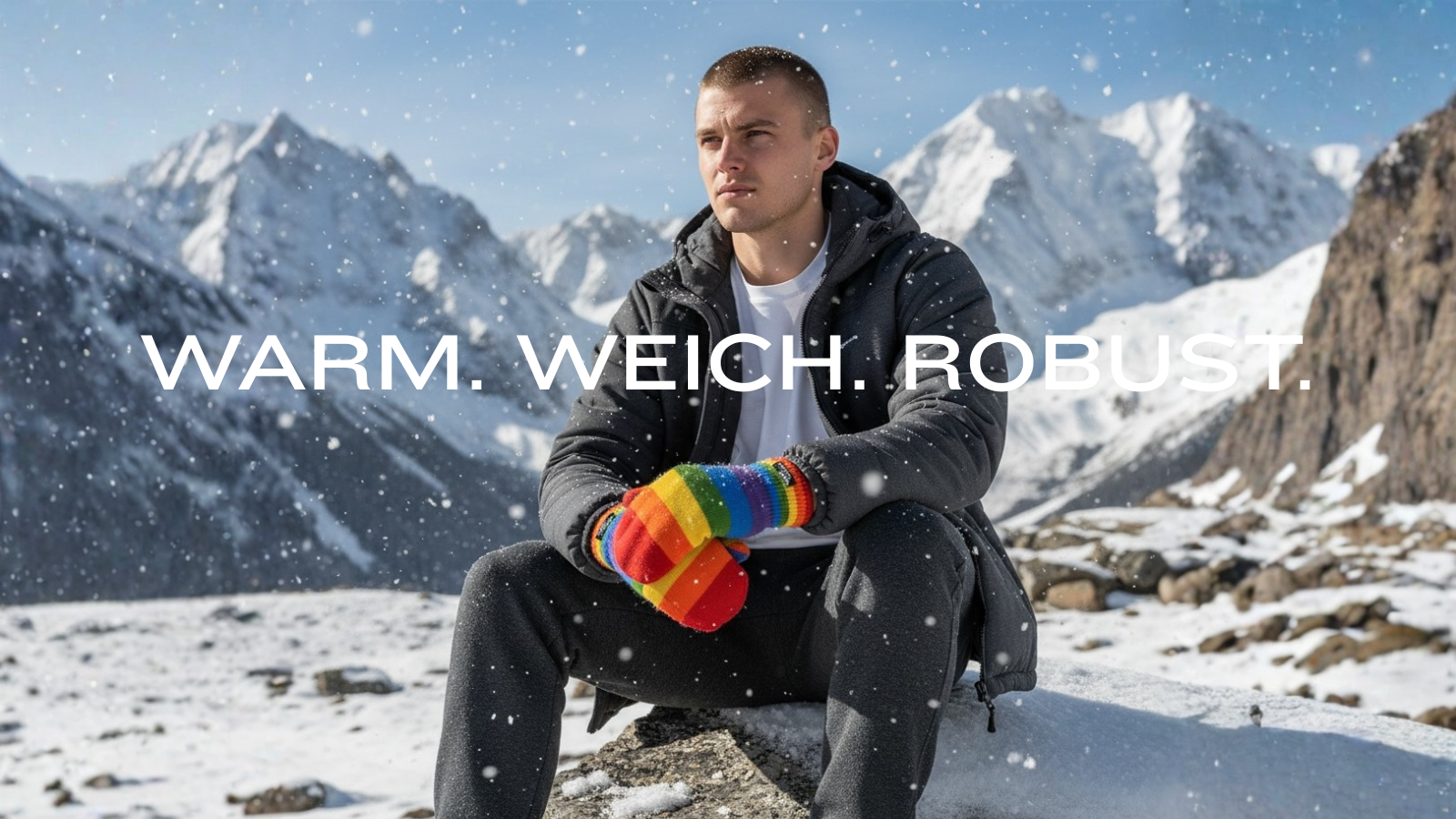 Pride Handschuhe aus Wolle