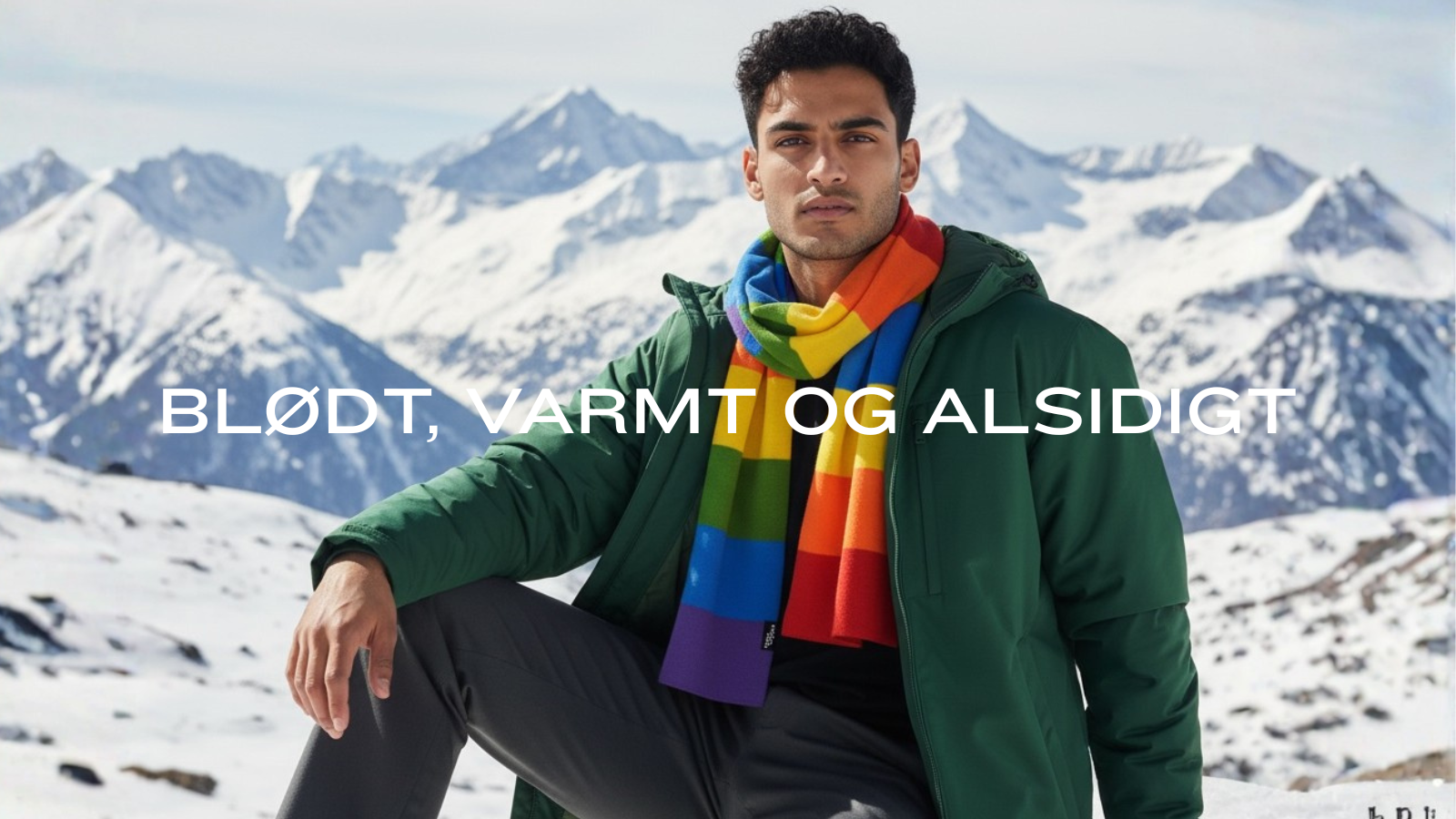 Uldhalstørklæde - Pride
