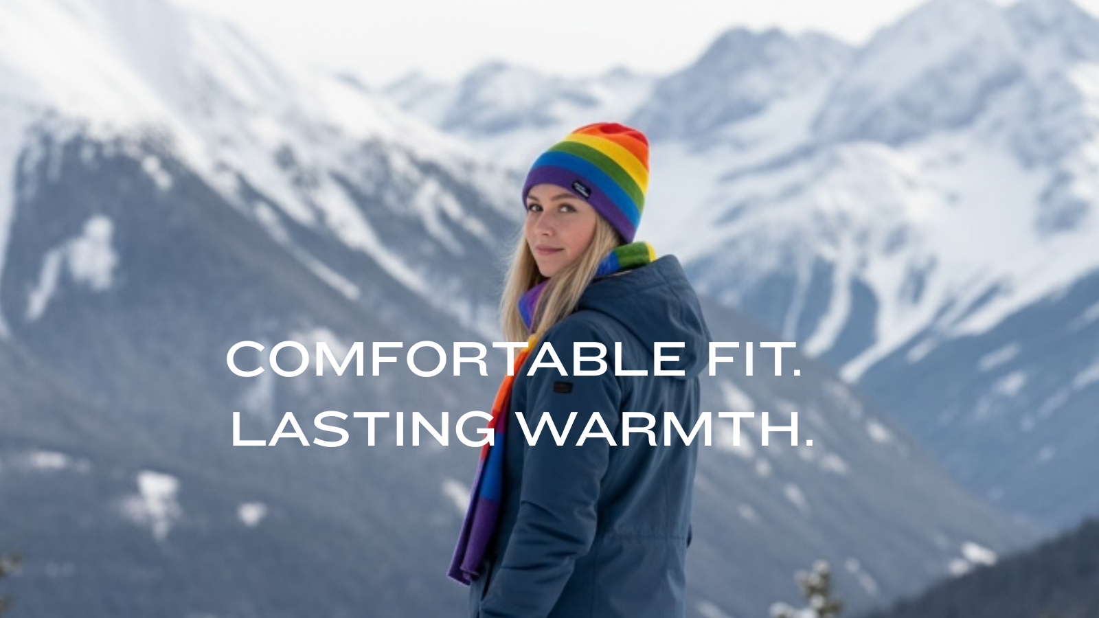 Pride beanie in woll