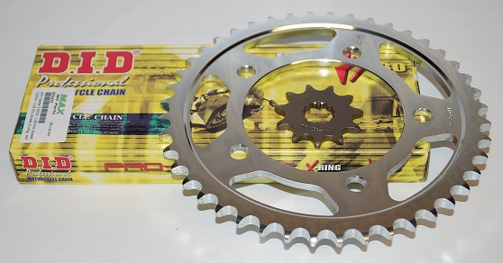 Drivpaket Honda CB750 Four K1-K6 1971-76  X-ringskedja 530VX (5/8x3/8) 104 Länkar Pro Street X-ring +Drev 18T+48T 655082A