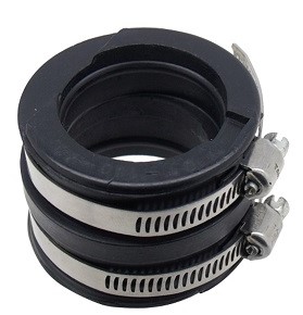 Förgasarfläns m. klammer Rotax  39-46 mm  87-059  230013