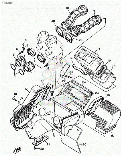 5Y6-93210 O-ring Insugsgummi Yamaha SRX600  102192  - 2