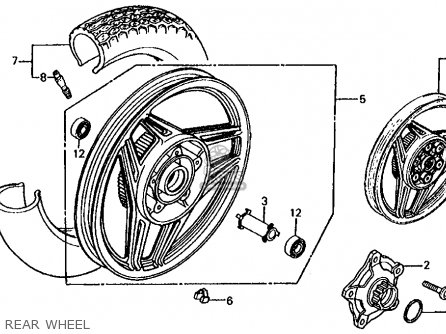 42610-MB0-010 Drevsplines kardan Honda VF7500-VF1100-VT1100 (42610-MB0-000) - 3