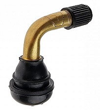 Däckventil sats böjd till fälg 90gr. 15 mm  540237  PVR 70