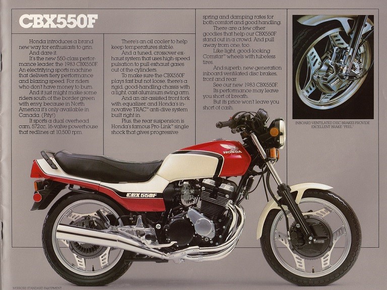 Marving Avgassystem Racing 4-1 Honda CBX550F 1983-88 (H43BC) - 2