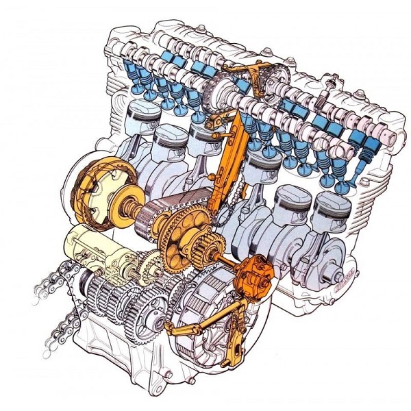 Kolvringssatser Std. sats Honda CBX1000  64,5 mm  (13011-422-004)  11-CBX1000PR - 3