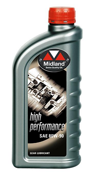 Midland  High Performance 80W-90 Växellåds och Kardanolja 1 liter