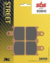 838HS SBS Bromspads Kawasaki - Suzuki Fram (FA417/4HH)