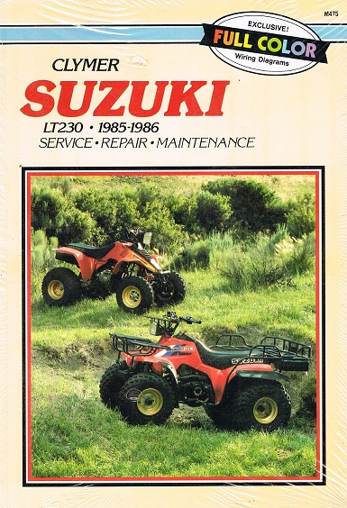 Clymer Suzuki LT230 1985-86 Rephandbok M475