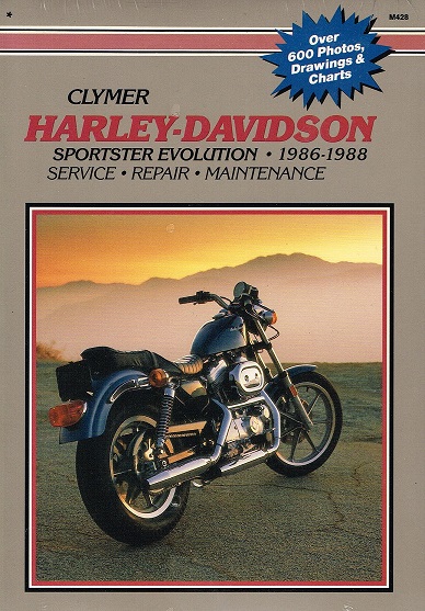 Clymer Harley-Davidson Sporster Evolution 1986-1988  Rephandbok M428