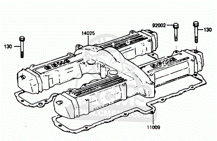 Ventilkåpspackning Kawasaki Z650-Z750 (11009-1274)  13102 - 2