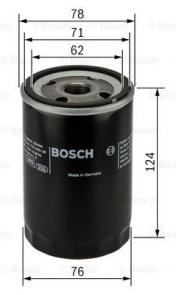P3105 Oljefilter Ford-Mercedes-Opel  Bosch 0 451 103 105 - 2