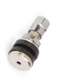 Däckventil rak MC Custom  8,8 mm  Kromad  540084  2-pack