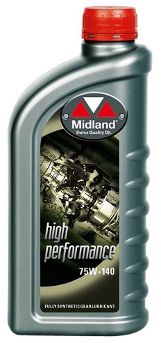 Midland High Performance 75W-140 Helsyntetisk Bakaxelolja 31128