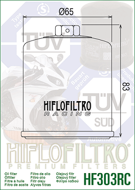 HF303RC Hi-Flo Oljefilter Racing - 2