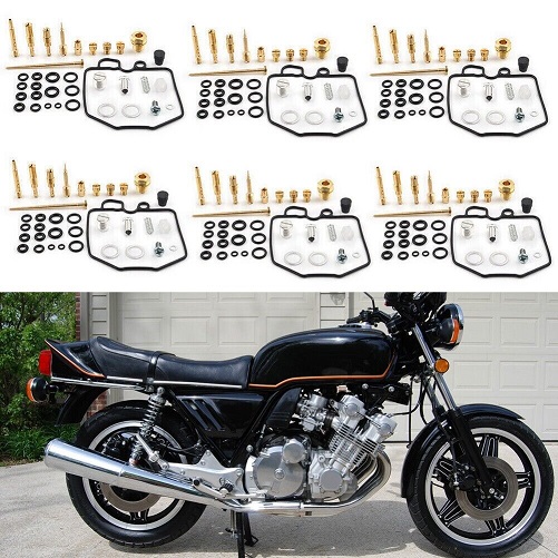 Repsatser Förgasare med Flottörer Honda CBX1000 6 Cyl. 1978-83   H002-6CV-6/24-11036-99306 - 3