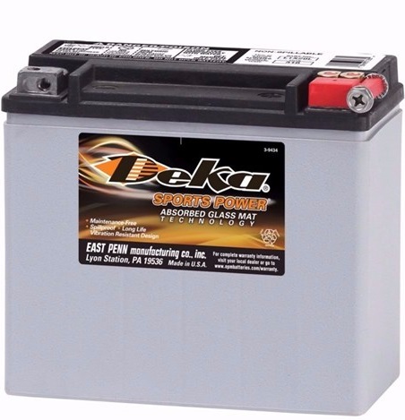 ETX20L Deka  AGM Batteri  Buell, H-D, Honda, Indian  Kawasaki, Triumph, Yamaha  BS BGZ20HL  - 2