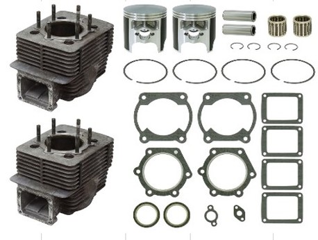 Cylindersats med kolvar och packningar Yamaha VK540 Viking 
