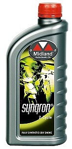 Midland 2-cycle Synqron Helsyntetisk 2 taktsolja Low Smoke MC-Snöskoter 21712 