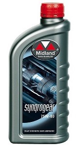 Midland Synqrogear 75W-80 Växellådsolja 31126