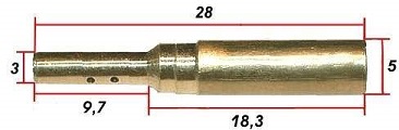 Lågfartsmunstycke Honda KHS-47A035/045 - 2