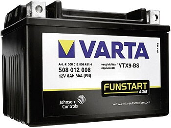 YTX9-BS Batteri Varta  