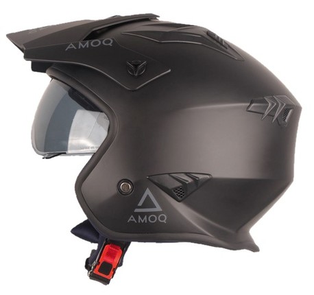AMOQ Blister Jet Hjälm Svart Snöskoterhjälm  645-24160100