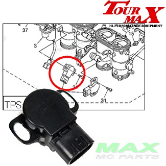 TPS Sensor Förgasare Yamaha (4HM-85885-10) 224871