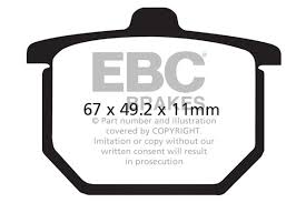 Bromspads Honda CBX1000Z-CX500-GL1000K3 (45105-410-305)  FA029/FA030 - 3