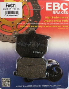 FA031 Bromspads Fram+Bak Honda FA030