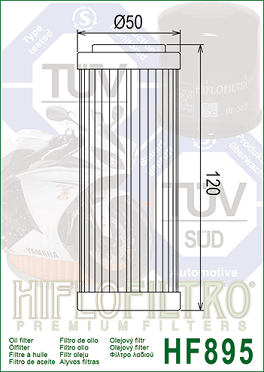 HF895 Hi-Flo Oljefilter Ural 650-750 (IMZ-8.101-01090-01) - 2