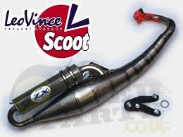 Ljuddämpare Leo Vinci och Sito till Scooters-Moped 