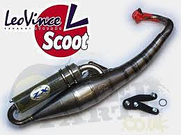 Ljuddämpare Leo Vinci och Sito till Scooters-Moped 