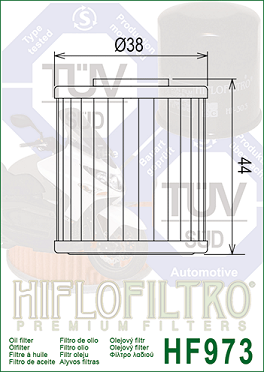HF973 Hi-Flo Oljefilter Suzuki - 2