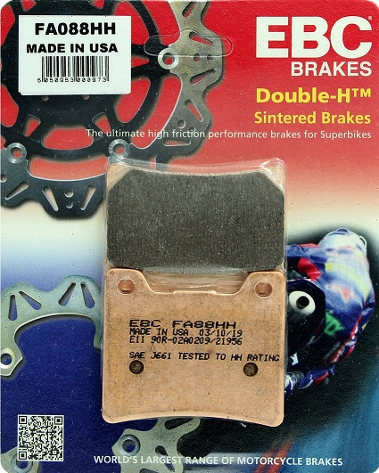 FA088HH EBC Bromspads  Norton - Yamaha (1FK-W0045-00, 26H-W0046-00)   - 2