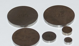 Ventilshims Diam.7,5 mm x 1,35 - 3,40 mm 