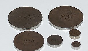 Ventilshims Diam.7,5 mm x 1,35 - 3,40 mm 