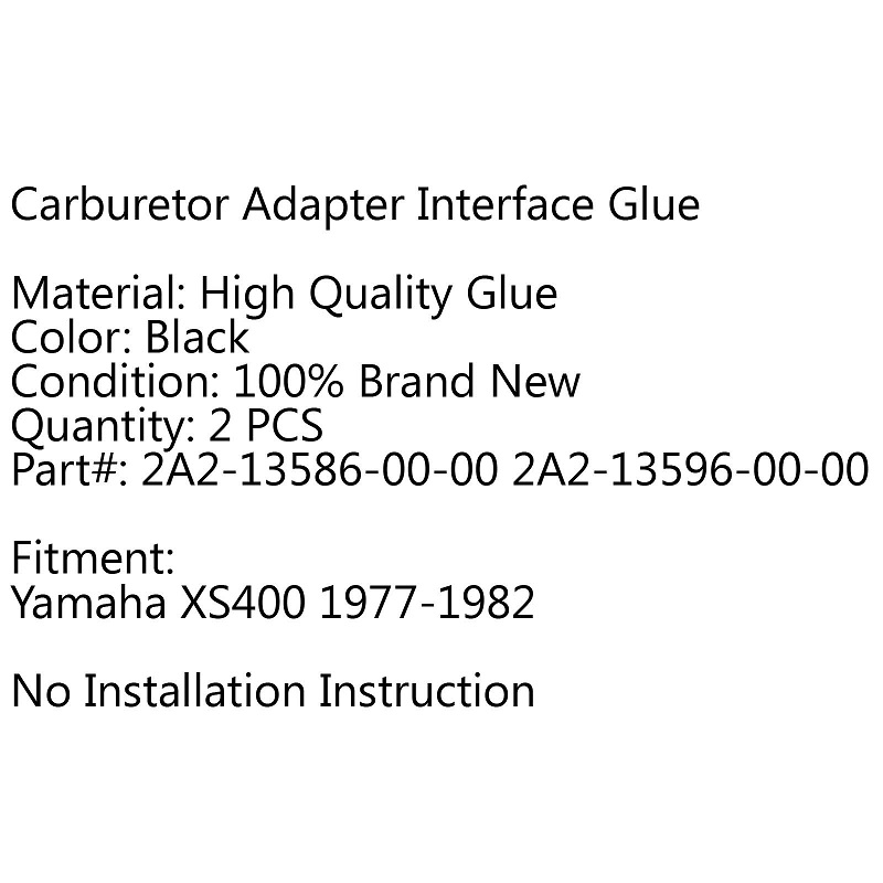 Insugsgummi sats Yamaha XS400 (2A2-11596-00, 2A2-13586-00) 224300 - 3