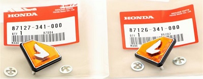 Emblem kit Guld Sidokåporna Honda CB750K2-K6  87126-341/87127-341-000 - 2