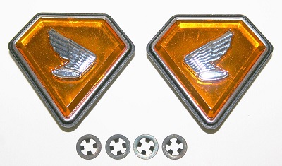 Emblem kit Guld Sidokåporna Honda CB750K2-K6  87126-341/87127-341-000
