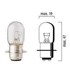 P15d Halogenlampa 25W/25W  500285BH - 2