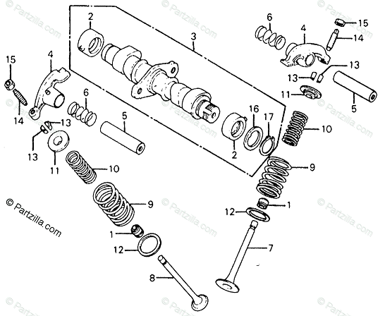 14451-399-000 Honda Vipparmsbult  - 2