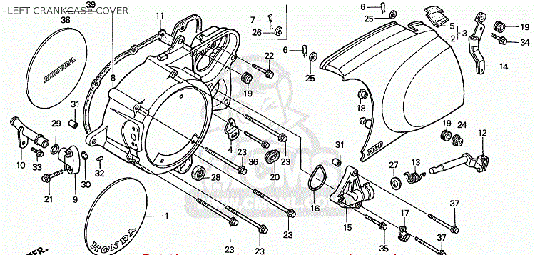 91204-425-003 Packbox växelaxel Honda CB1000-FT500-VT1100C3 - 2