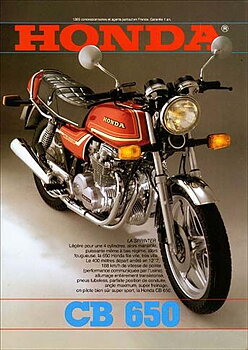RESERVDELAR Honda CB650Z/A/B/C 1979-82