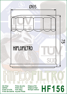 HF156 Hi-Flo Oljefilter KTM - 2