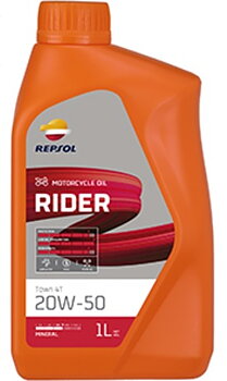 REPSOL Rider 4T 20W-50 V-Twin Mineralbaserad  1L,  1081-0001