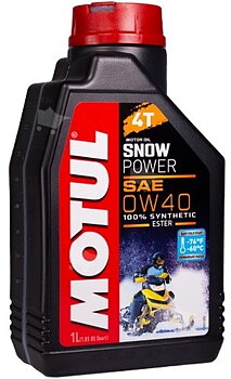 Motul Snowpower 0W-40 Syntet 4 takts olja 1 Liter 105891
